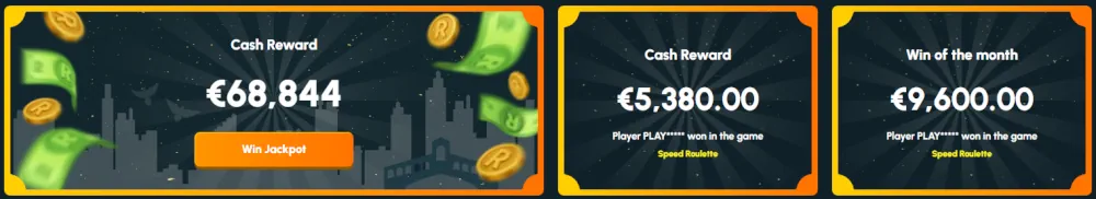 Jackpots and Rewards